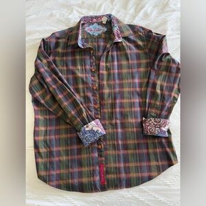 Robert Graham Multicolor Plaid Men's Shirt